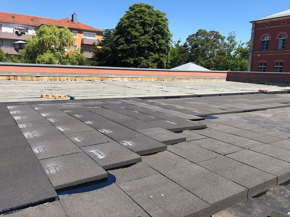 Glapor Gefälledach Schaumglasplatten