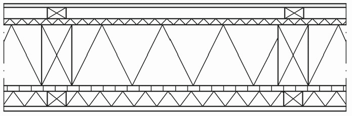 aussenwand mit hinterluefteter fassade und installationsebene